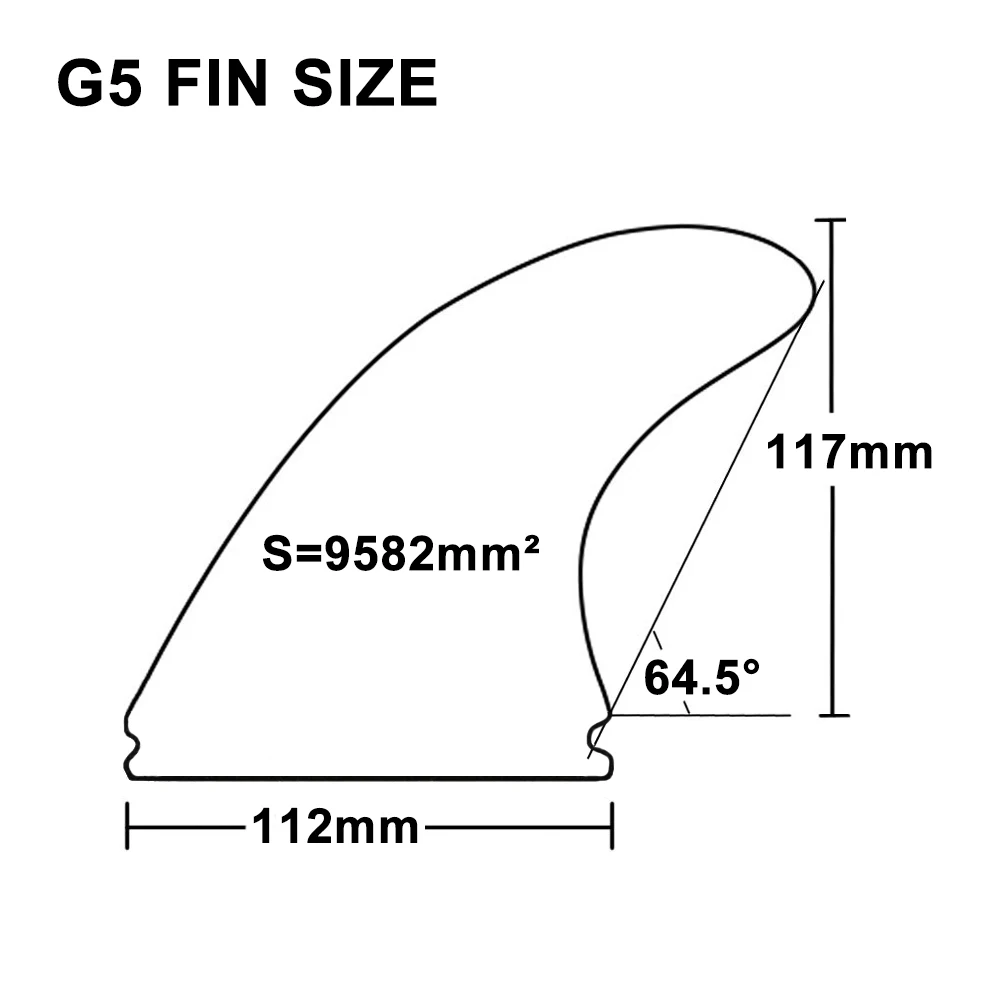 Ultralight PMI Foam Core Surfboard Fins Eco-friendly G5/G7 Floating Fin Carbon Fiber Surfboard Fins Surfing Quilhas