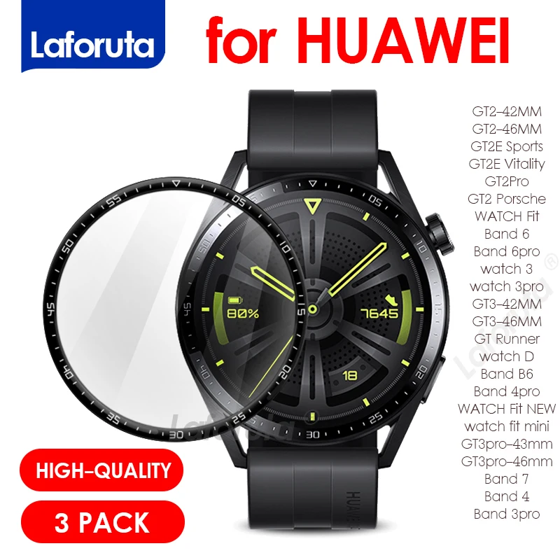 Screen Protector for Huawei Watch GT2 Pro GT3 46mm 42mm Runner No Glass for HUAWEI Buds Band 6 7 Fit Accessories Protection film