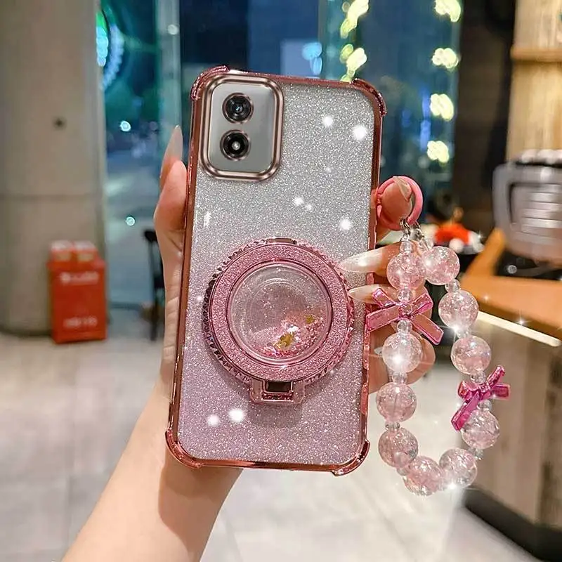 Versatile 3-Piece Phone Case Set with Lanyard & Circular Stand - Enhanced Comfort Design
