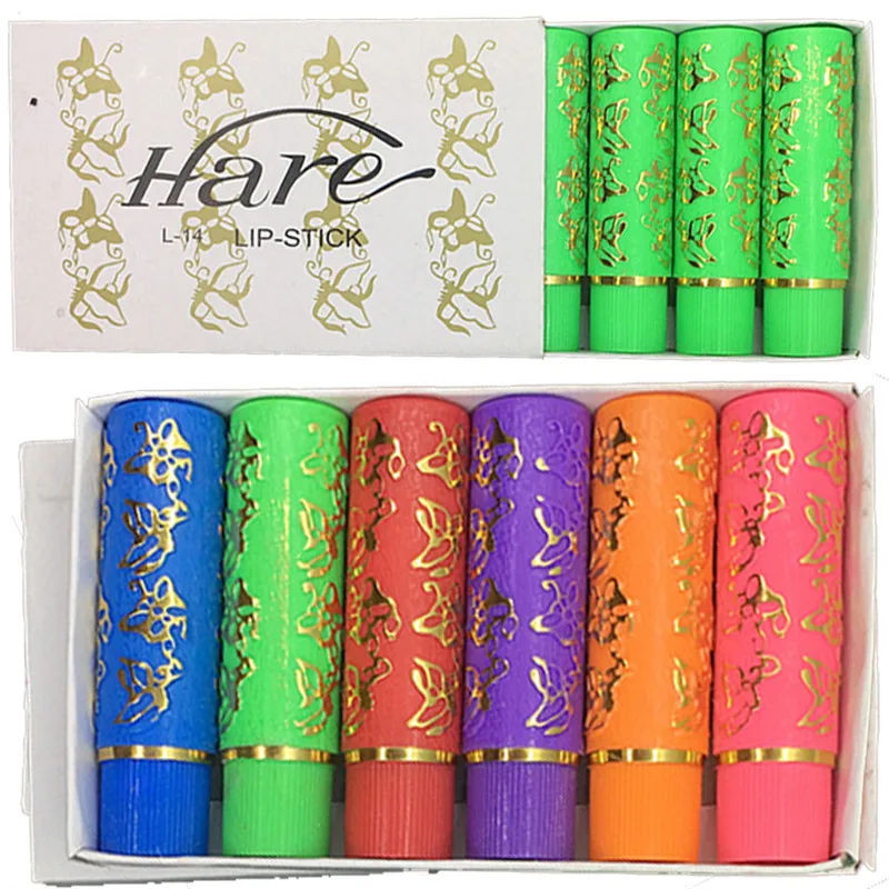 

HEALLOR 6 шт./лот популярная модная стильная цветная губная помада цвет стойкая губная помада в форме бабочки