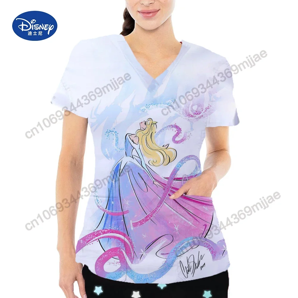 

Женская одежда, бесплатная доставка, женская одежда с V-образным вырезом, женская футболка оверсайз с мультяшным рисунком, женские модные летние футболки с карманами