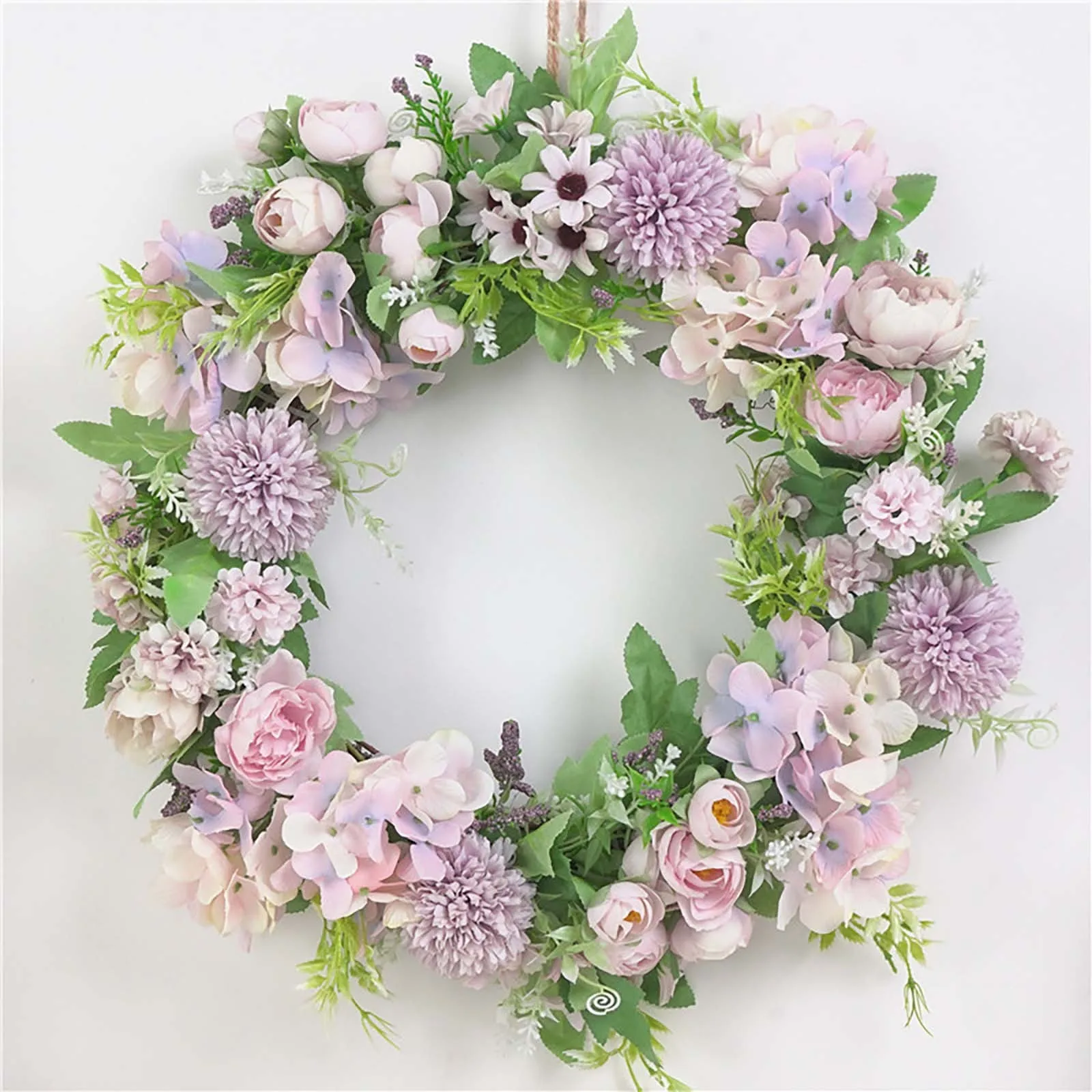 

Mesh Wreaths for Front Door Simulation Garland Door Decoration Ornaments Mori Colorful Garland Window Wreath Window Suction Cups