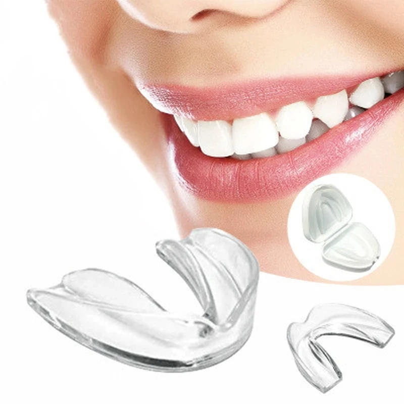 Sports Mouth Guard Silicone Mouth Guard Night Anti Snoring Bruxism Whitening Teeth Mouth Tray Sports Boxing Tooth Protector Retainer