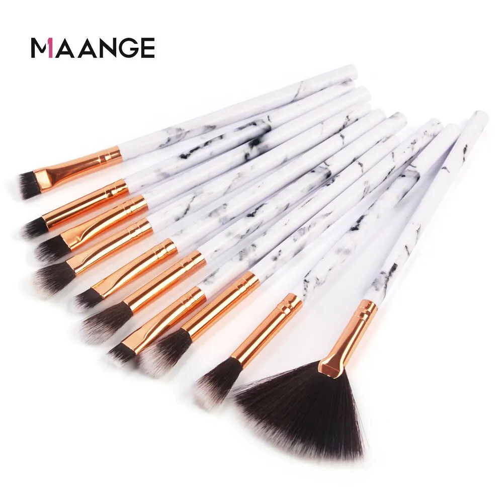 MAANGE 10 Marbling Eye Makeup Brush Set Beauty Tools 5631