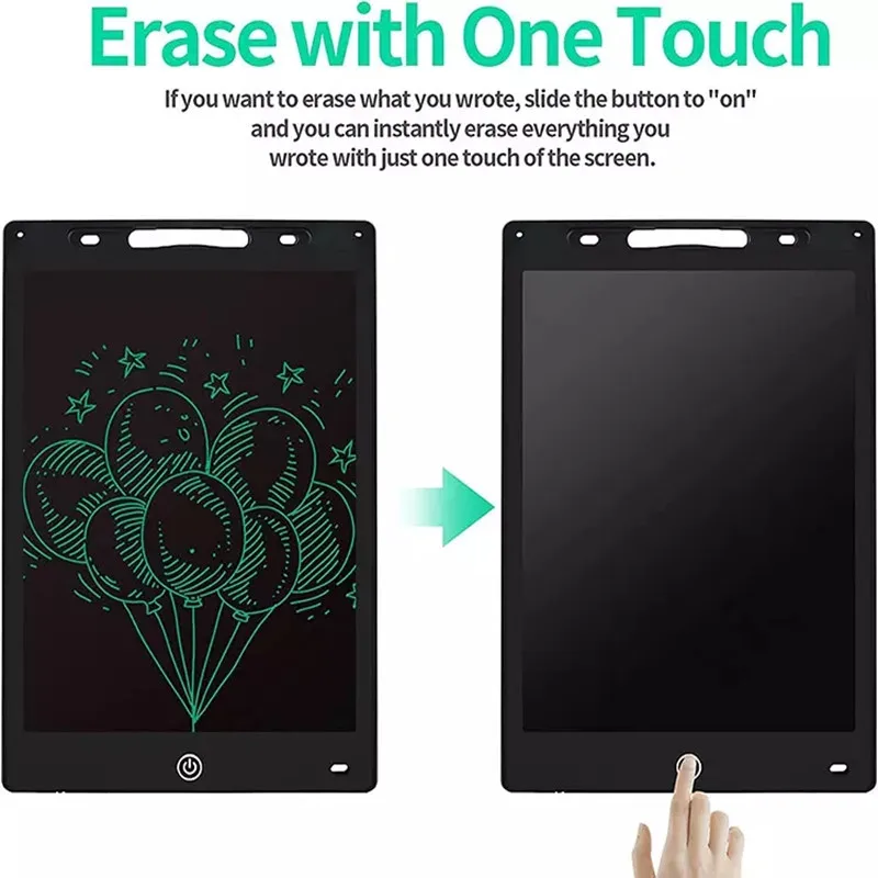 12 Inch Lcd Writing Tablet Kids Doodle Drawing Toy Children Learning Education Handwriting Board Montessori Toys for Baby Gifts 3