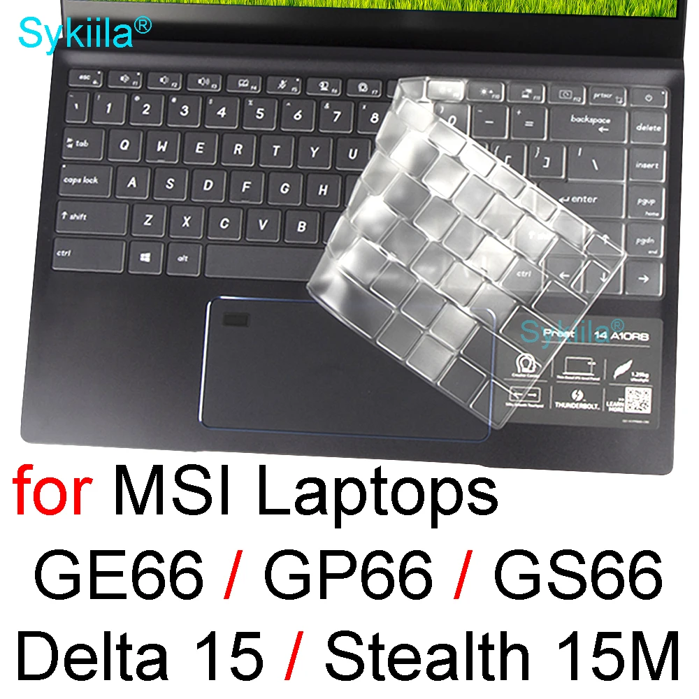 Cover Tastiera Per Msi Gs66 Stealth 15M Raider Ge66 Vector Gp66 Leopard Delta 15 Custodia Protettiva Per Laptop In Silicone Accessorio
