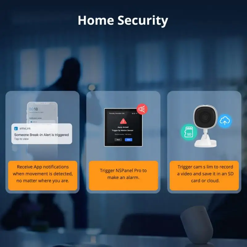 Smart Motion Sensor SONOFF SNZB-03P Zigbee Movement Detector 5-Sec Faster Detection Smart Scene Alexa Google Home Assistant Mqtt