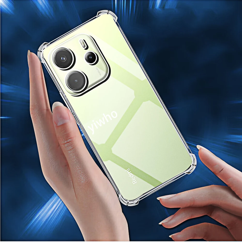 Shockproof Transparent Back Phone Case