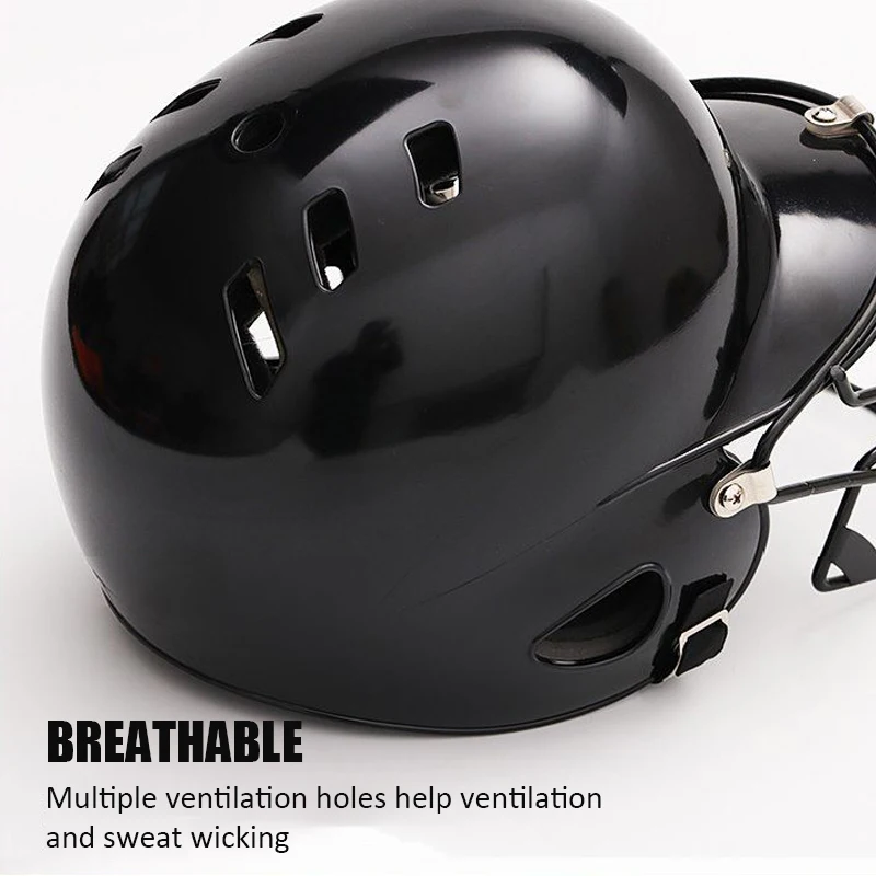 Baseball Helmet Professional Softball Batting Helmet with Face Guard Baseball Training Adult Youth Head Protection Cap