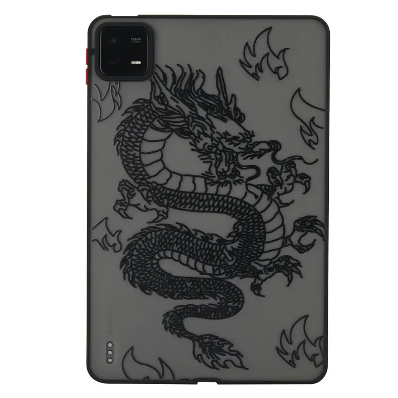 Chinese Style Dragon Tablet Case - Matte Shockproof Protective Back Cover