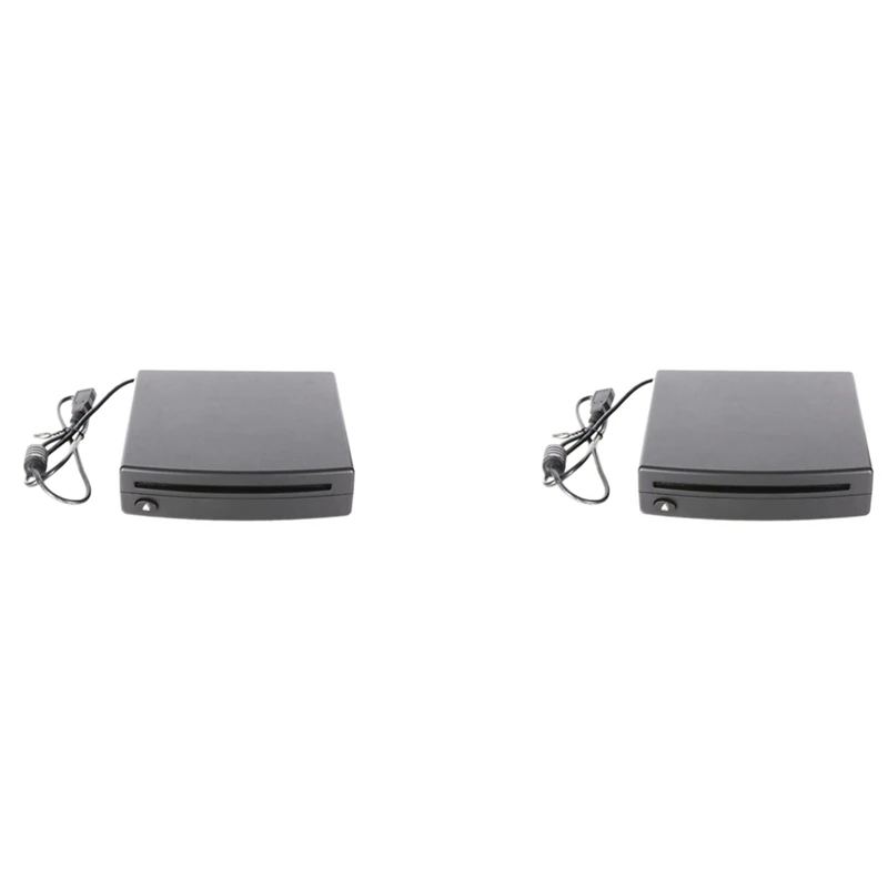 

2X Slim External Car CD Player Compatible PC LED TV/MP5 Android GPS Navigation Universal USB Power Slot-In Type Player