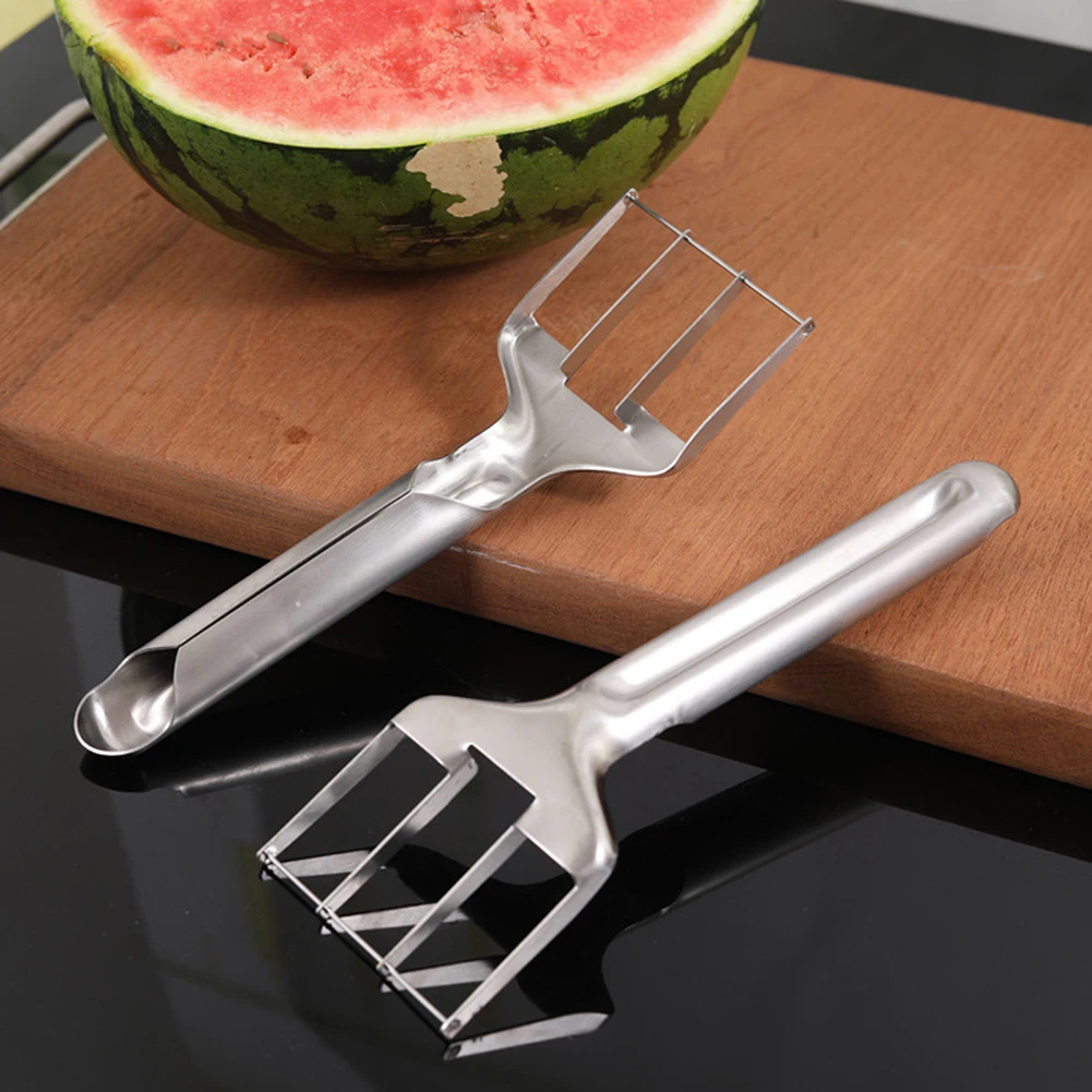 Watermelon Slicer Cutter Fruit Knife Cutter Fruit Platter Watermelon Digger Separator Kitchen Home Accessories Gadgets Tools