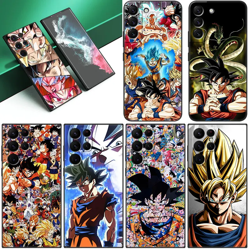 Dragon Ball Z Goku Phone Case For Samsung Galaxy S23 S22 S21 Ultra S20 Fe 5g S10e S10 Lite S8 S9