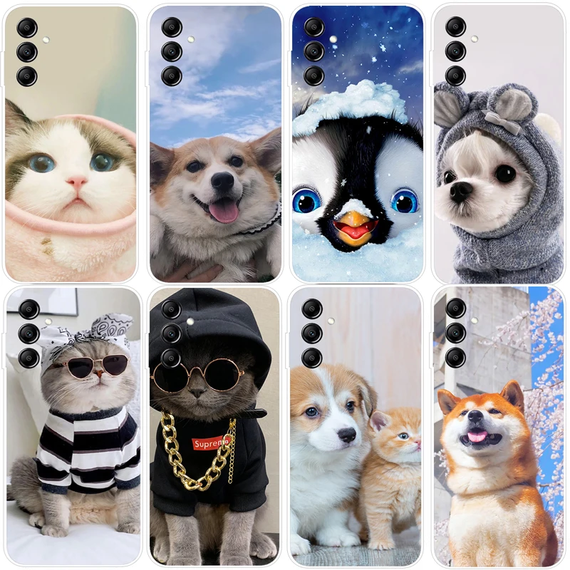 Per Samsung Galaxy A14 5G Custodia Cute Silicone Letters Cover Morbida Per Samsung Galaxya14 Galaxy A14 A 14 5G Custodie Per Paraurti Del Telefono