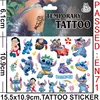 New Interstellar Baby Stitch Cartoon Tattoo Stickers Children Stitch Water Transfer Disposable Tattoo Stickers Toys Kawaii Gift 5