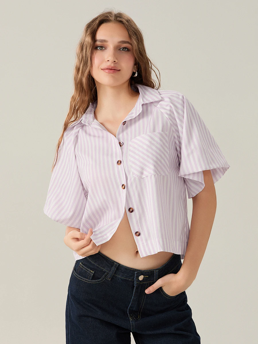 Elegant V-Neck Blouses with Ruffle Sleeves and Tie Waist Detail - Stylish Women s Summer Tops for Any Occasion