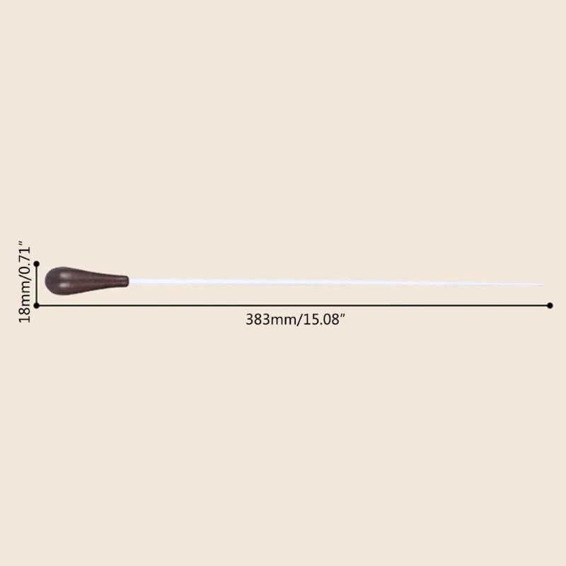 Lightweight Director Stick Musical Conductor Rosewood Handle Batons music baton
