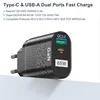 USLION 65W GaN Charger Tablet Laptop Fast Charger Type C PD Quick Charger Korean Specification Plugs Adapter For iPhone Samsung 5
