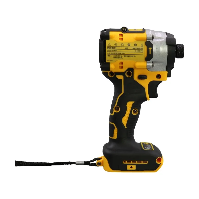 DEWALT 브러시리스 모터 무선 충전식 스크루 드라이버, 임팩트 드릴, 리튬 전동 공구, DCF860, 20V, 282Nm