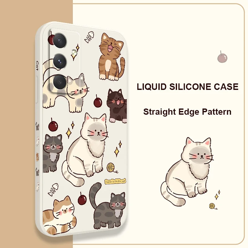 Adorable Cat-Themed Phone Case Cover