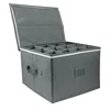 Wine glass storage box Wine glass storage box with divider Wine box 2
