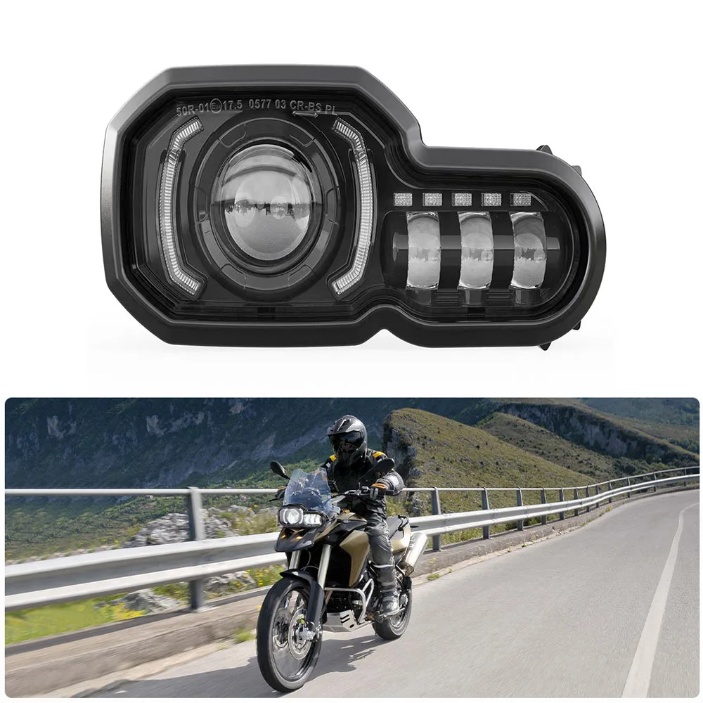 

LED Headlight For BMW F800GS F800R F 650 700 800 GS F 800GS ADV Adventure Complete LED Projector Headlight Assembly