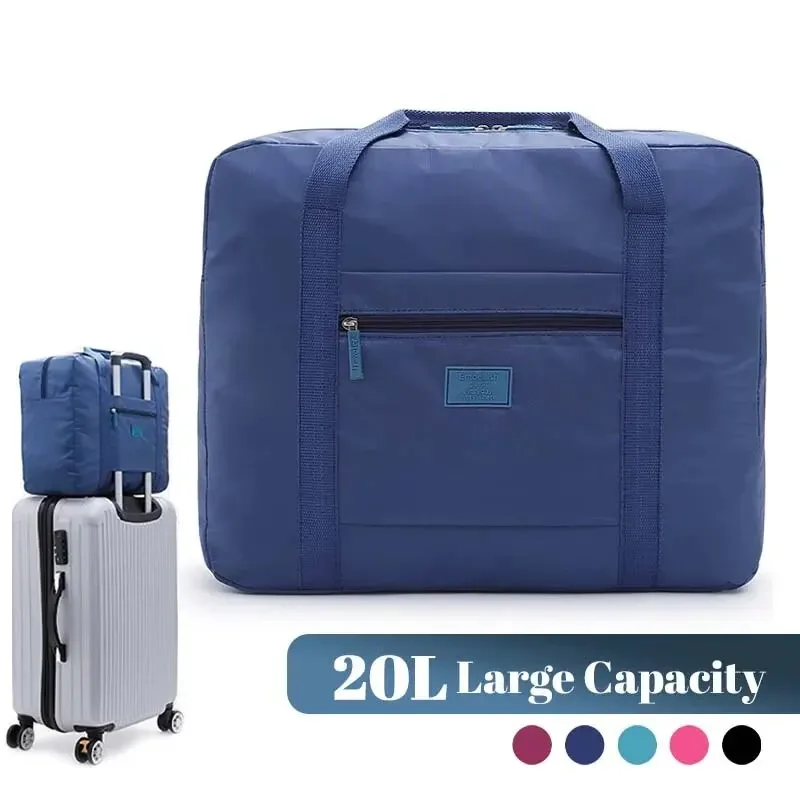 Foldable Travel Bag Lightweight Traveling Duffel Bag Women Men Tote Carry on Luggage Bags Weekender Overnight Bags travel bags duffel bag