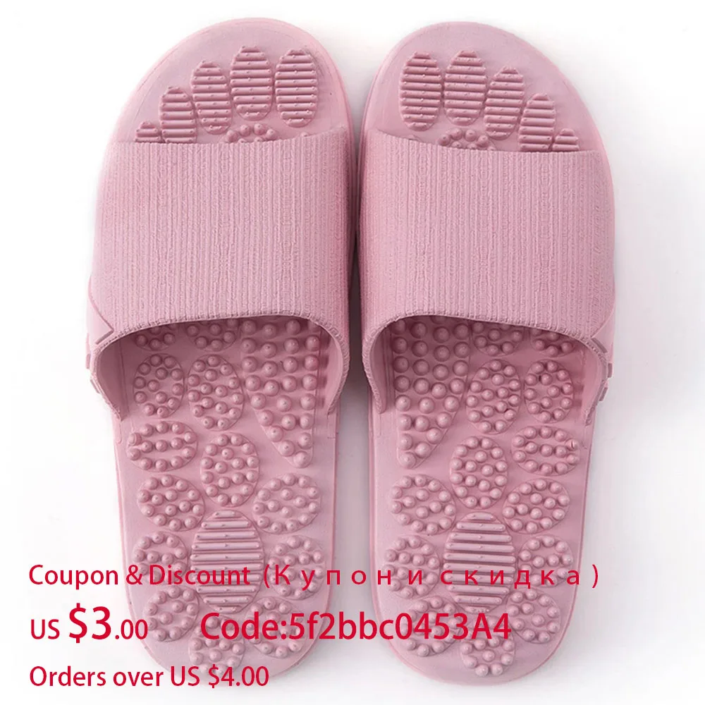 Massage Slippers Therapeutic Reflexology Sandal Slides For Foot