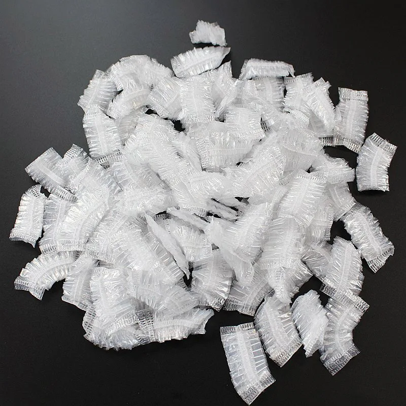 Hair Dye Ear Muffs 100Pcs Disposable Waterproof Ear Cover Baking Oil Wash Shower Bathing Barber Hairdressing Cleaning Accessories