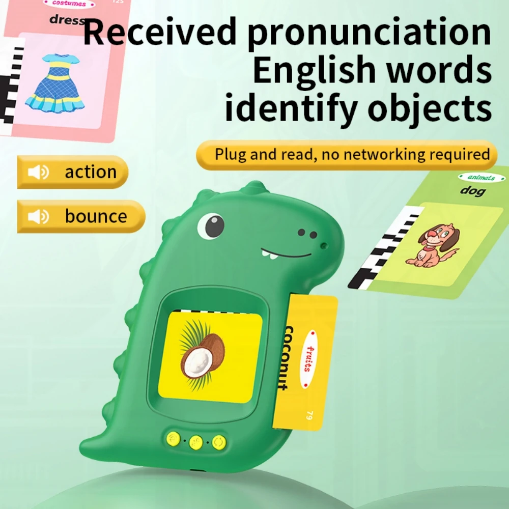 Speech Therapy Autism Reading Machine with 224 WordsTalking Flash Cards for Toddlers 1-8 Years Old, Learning & Education Toys 2