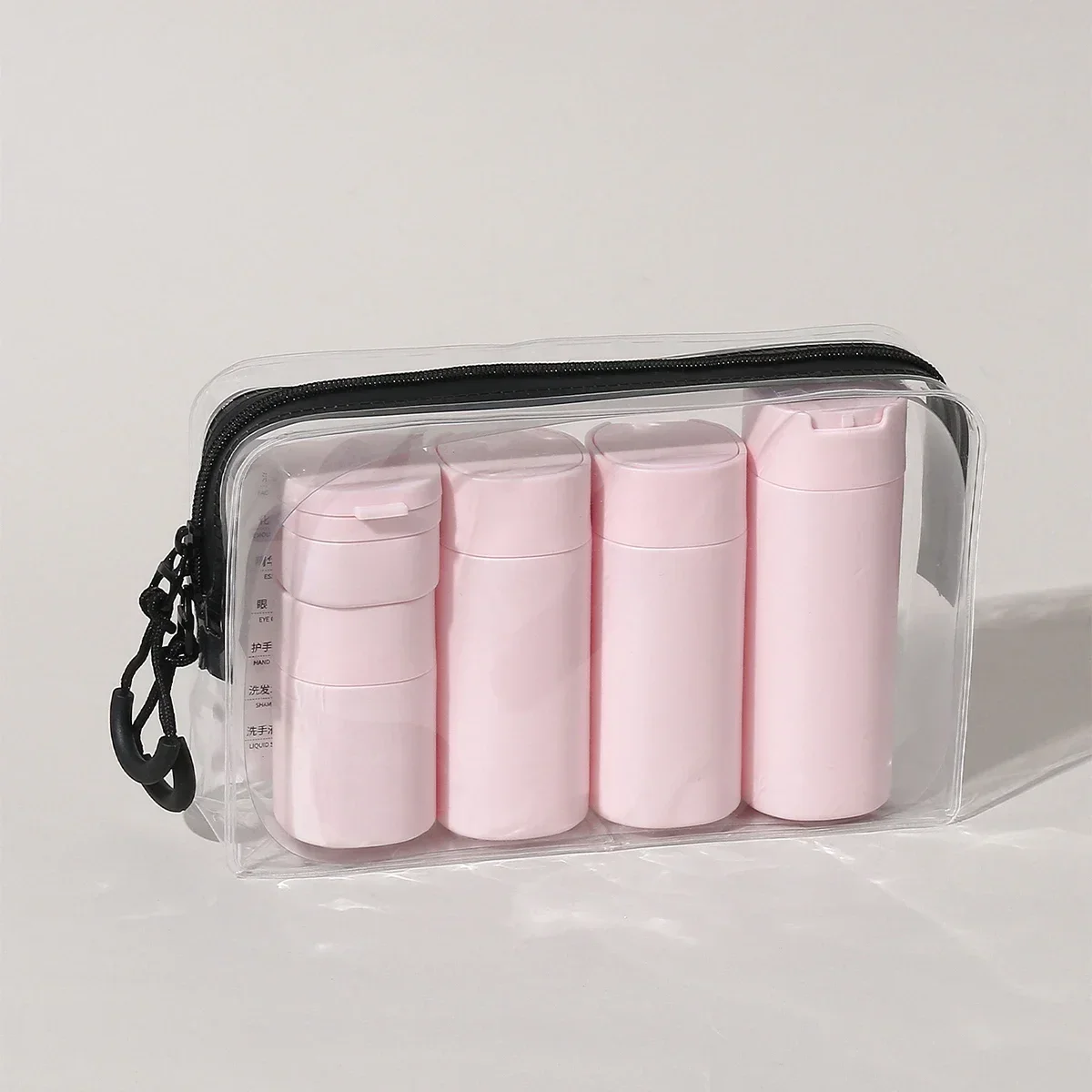 

5pcs Multiple Colors Portable Soft Touch Cream Travel Dispenser Bottles Set for Lotion, Cleanser, Shampoo