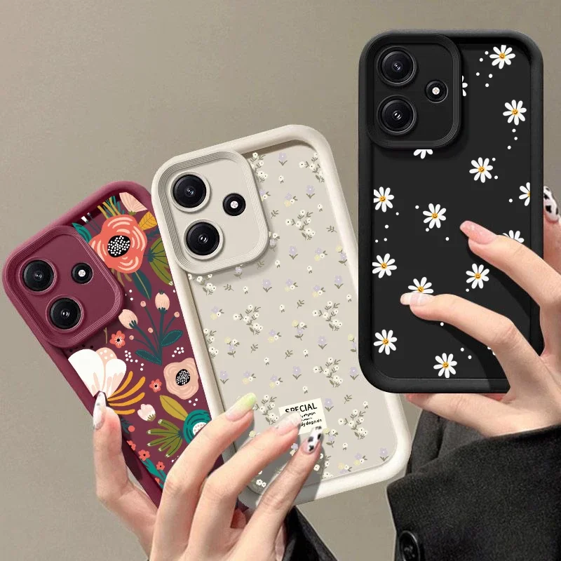 Daisy Floral Matte Shockproof Phone Case