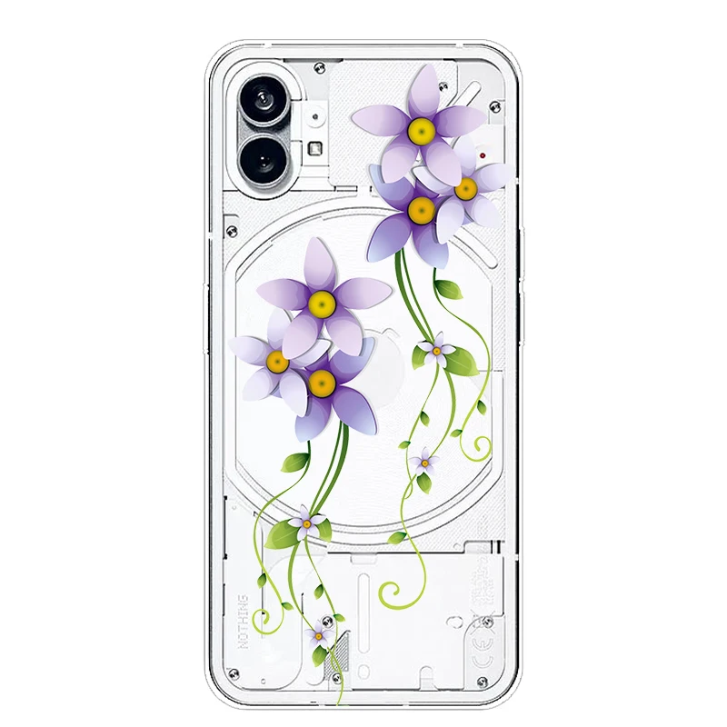 Silicone Soft Cute Transparent Protective Case - Clear TPU Cover