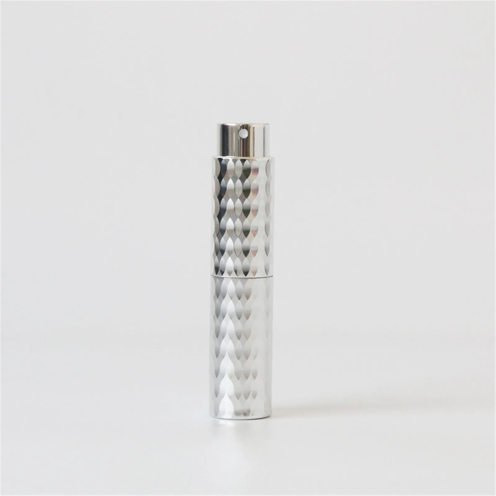 8ML Spining Spray Bottle Refillable Perfume Aluminium Glass Dispenser Women Travel Portable Empty Cosmetic Container Atomizer