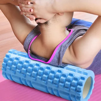 Yoga Column Gym Fitness Foam Roller Pilates Yoga Exercise Back Muscle Massage Roller Soft Yoga Block Muscle roller Drop Shipping 1