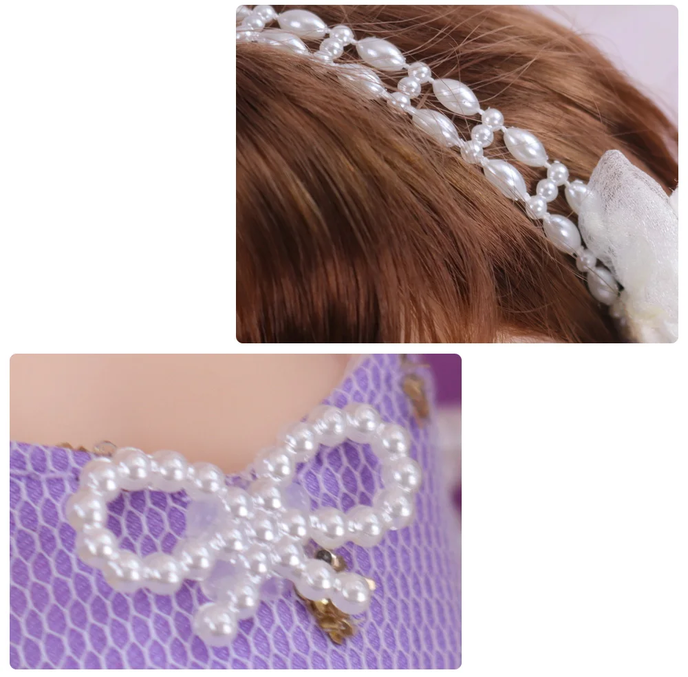 Neo Blythe Doll Sleeveless Dress with Bow & Headdress 2