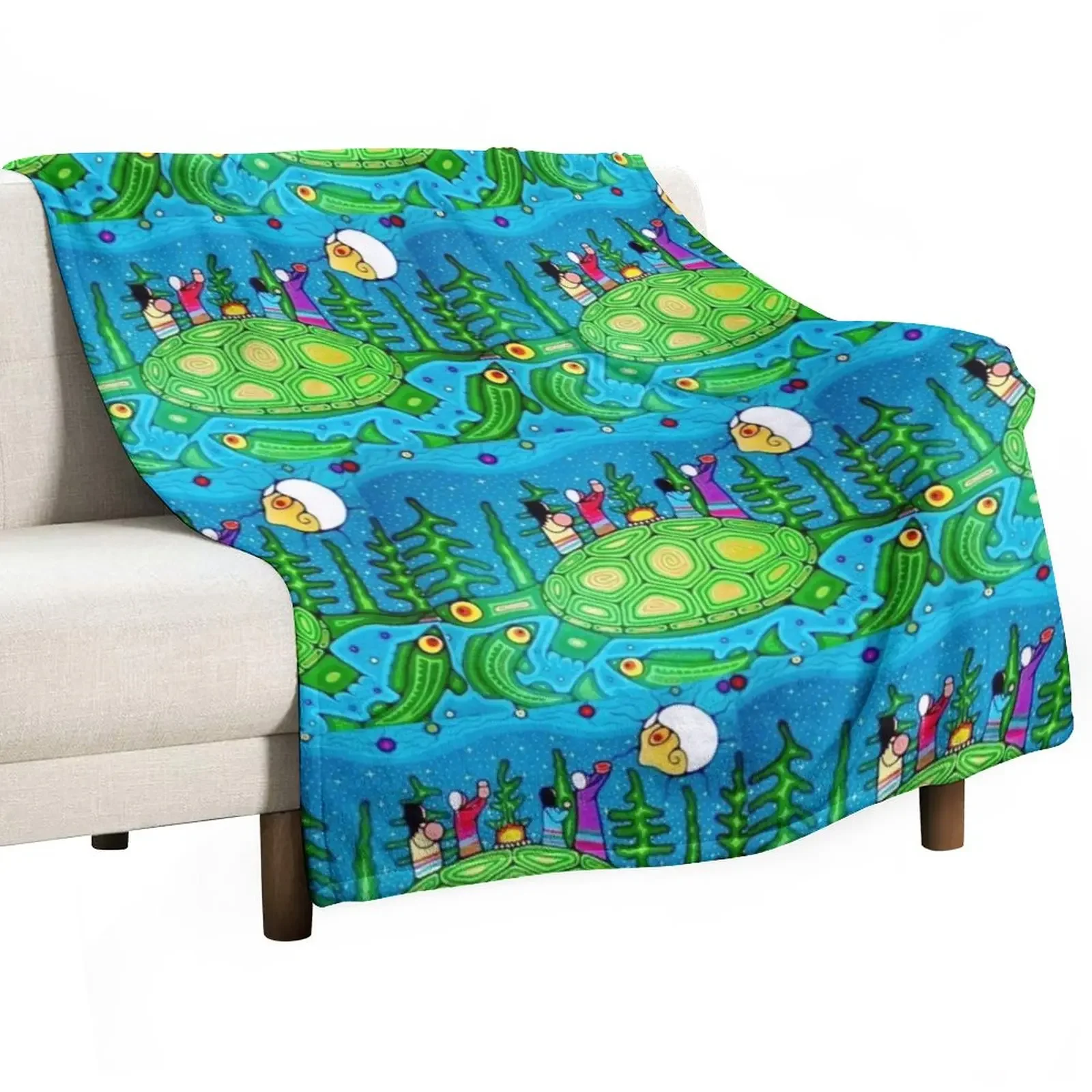 

Full Moon Ceremony, 2018 Throw Blanket Camping sofa bed Blankets