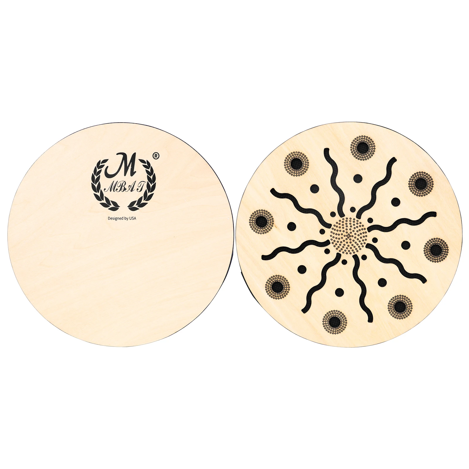 8 inch Stream Drum Sun Pattern Sound Therapy Instrument Imitates Stream Water Sound Drum Orff Child Enlightenment Instrument