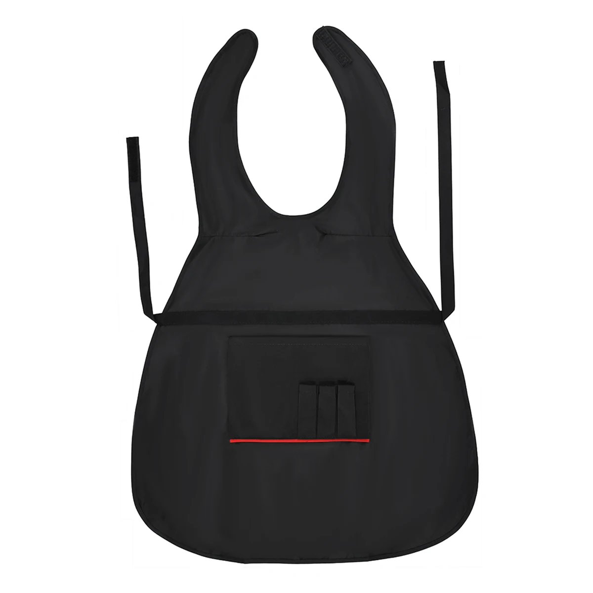Waterproof Black Hairdresser's Apron for Styling and Shampooing