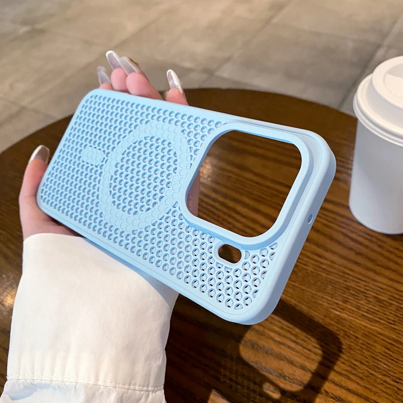 Magnetic Honeycomb Heat Dissipation Cooling Phone Case