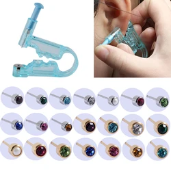 1/2Pcs No Pain Piercer Tool Machine Kit Stud Jewelry Disposable Sterile Ear Piercing Unit Cartilage Tragus Helix Piercing Gun