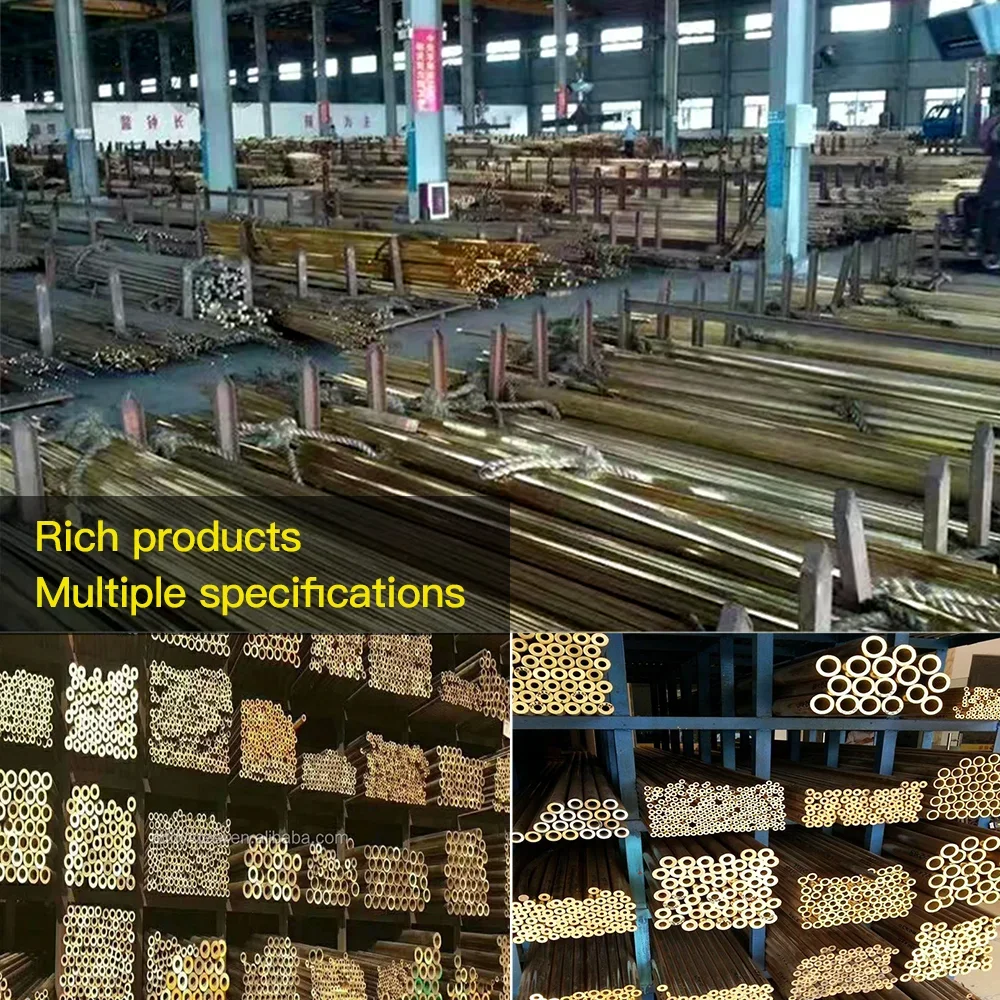 VFIDPSU Messingrohr OD38mm X ID36mm X 500mm - Rundrohr Messinglegierung