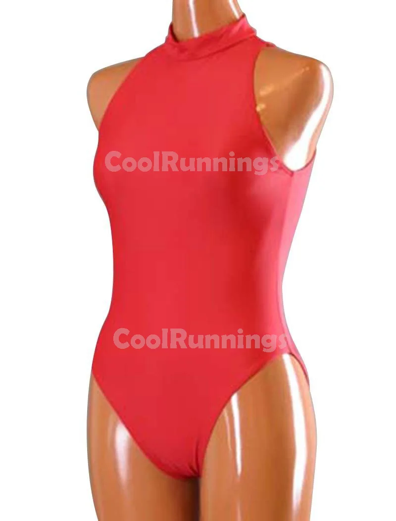 Adult Unisex Spandex Mock Neck Turtleneck dancewear Gymnastics Sleeveless Ballet Dance Leotard Unitard