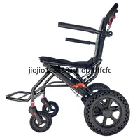 Convient pour les fauteuils roulants pliants manuels ultra-légers et les fauteuils roulants légers avec siège de toilette pouvant être utilisés en avion 5