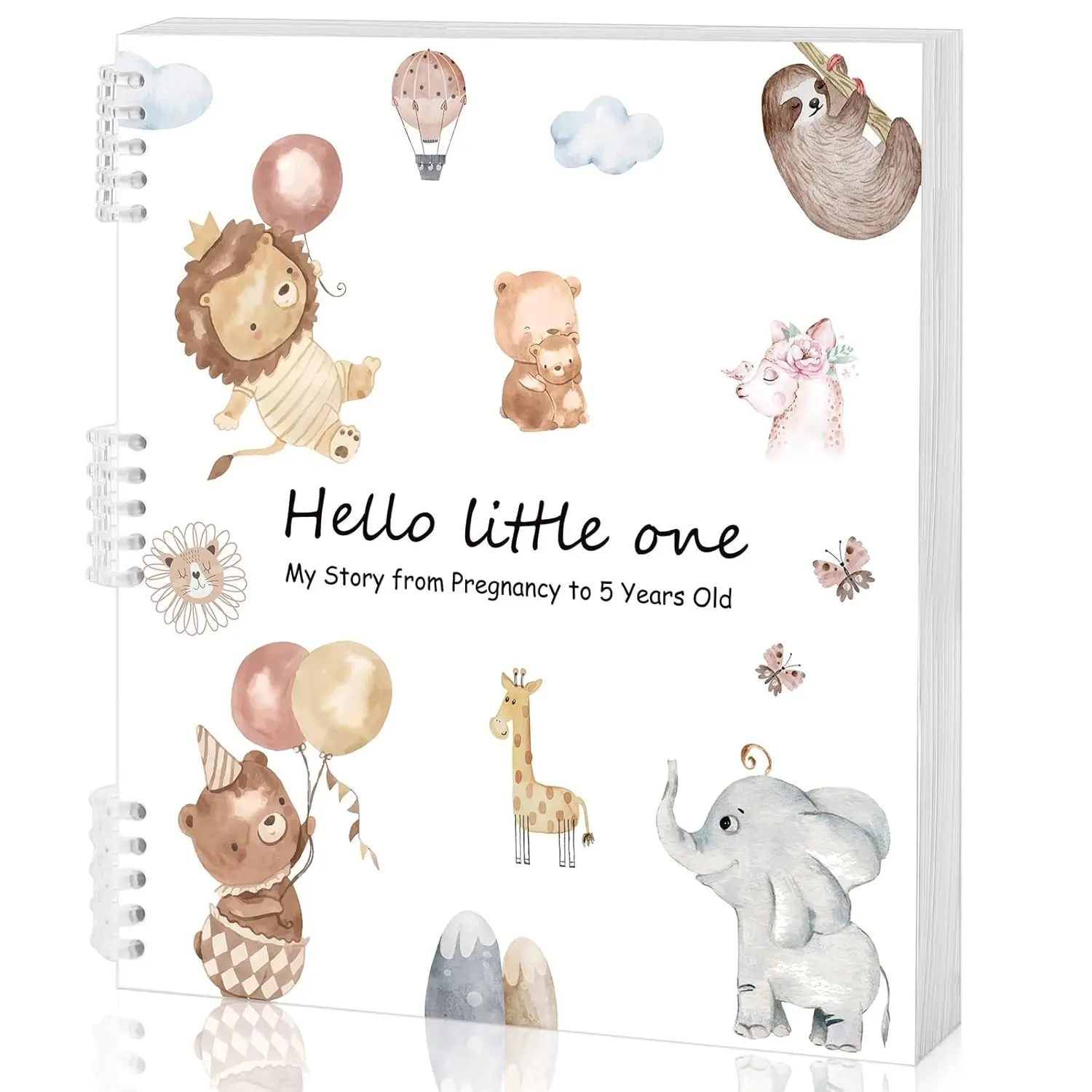 Message Book 1PC Baby Shower Guest Book Pregnancy Diary Pregnancy Anniversary Book Girls Boys Gender Reveal Party Gift Decoration