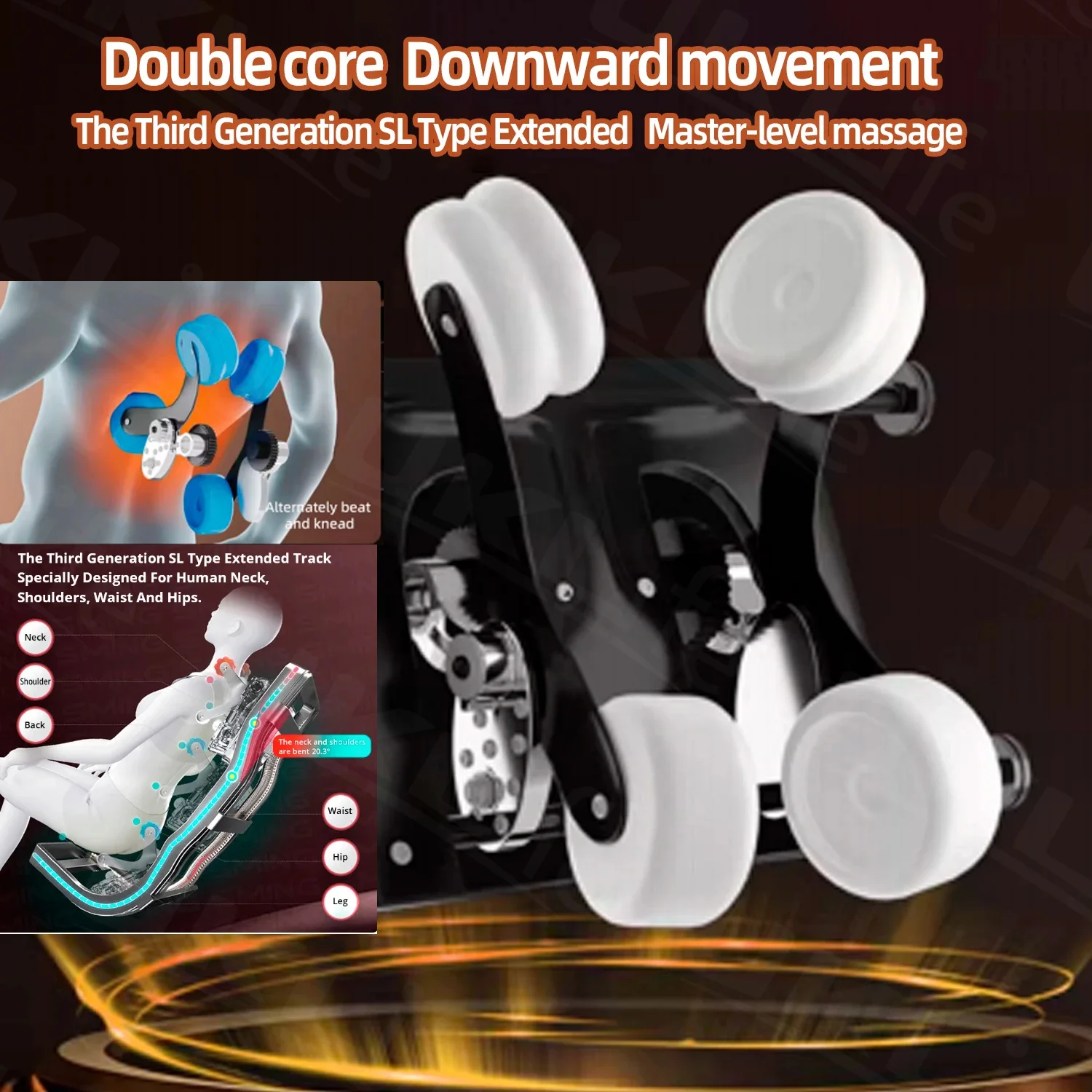 3 Year Warranty Dual movement Manipulator 8D Home Zero Gravity Full Body Luxury Massage Chairs SL 4D Massage Sofa Office chair 3