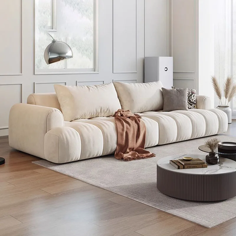 

European Lazy Modular Sofa Lounge Modern Design 3 Seater Sofa Puffs Elegantes Bean Bag Beach Muebles Hogar Home Furniture