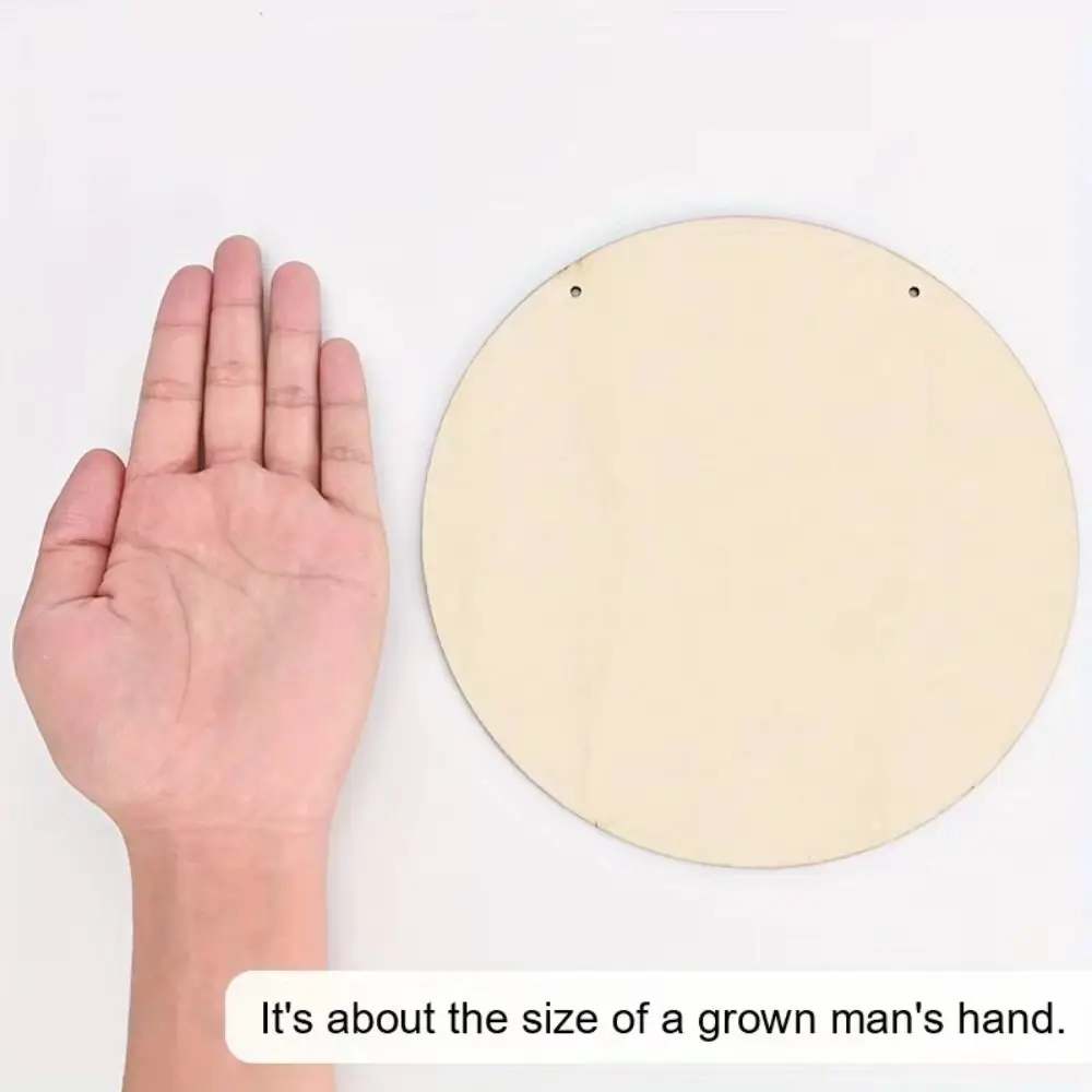 New Wooden Christmas Brown Gingerbread Wreath Multicolor 2D Craft Christmas Wreath Decor DIY Christmas Door Sign Party Supplies_voghion.com