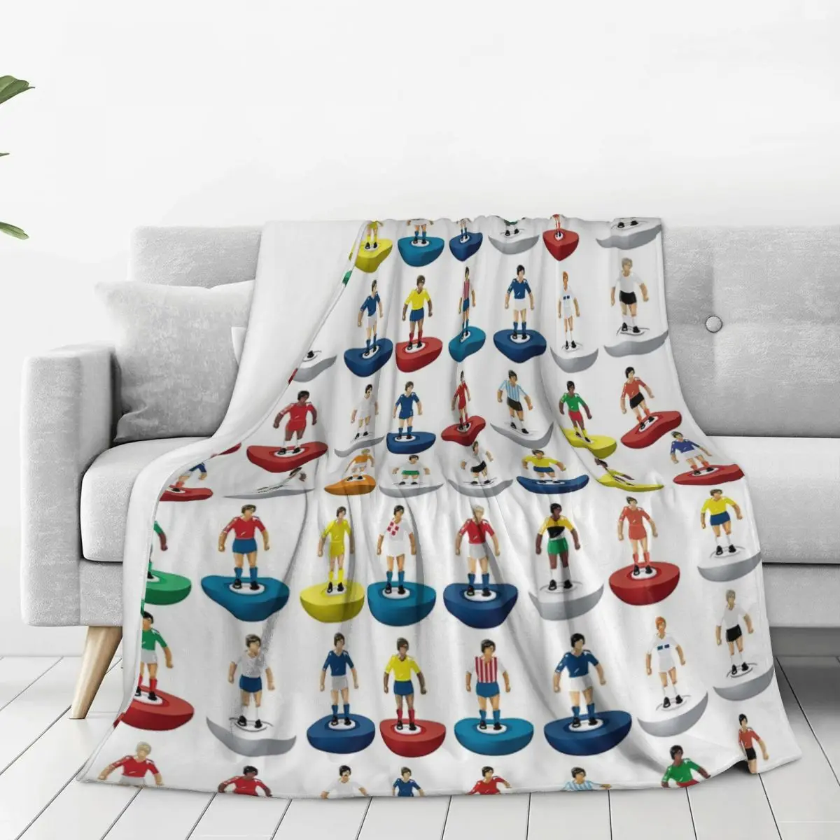 World Subbuteo Players Blanket Fleece Breathable Sofa Throw Blankets For Home Bedroom Office Throws Bedspread Quilt 6