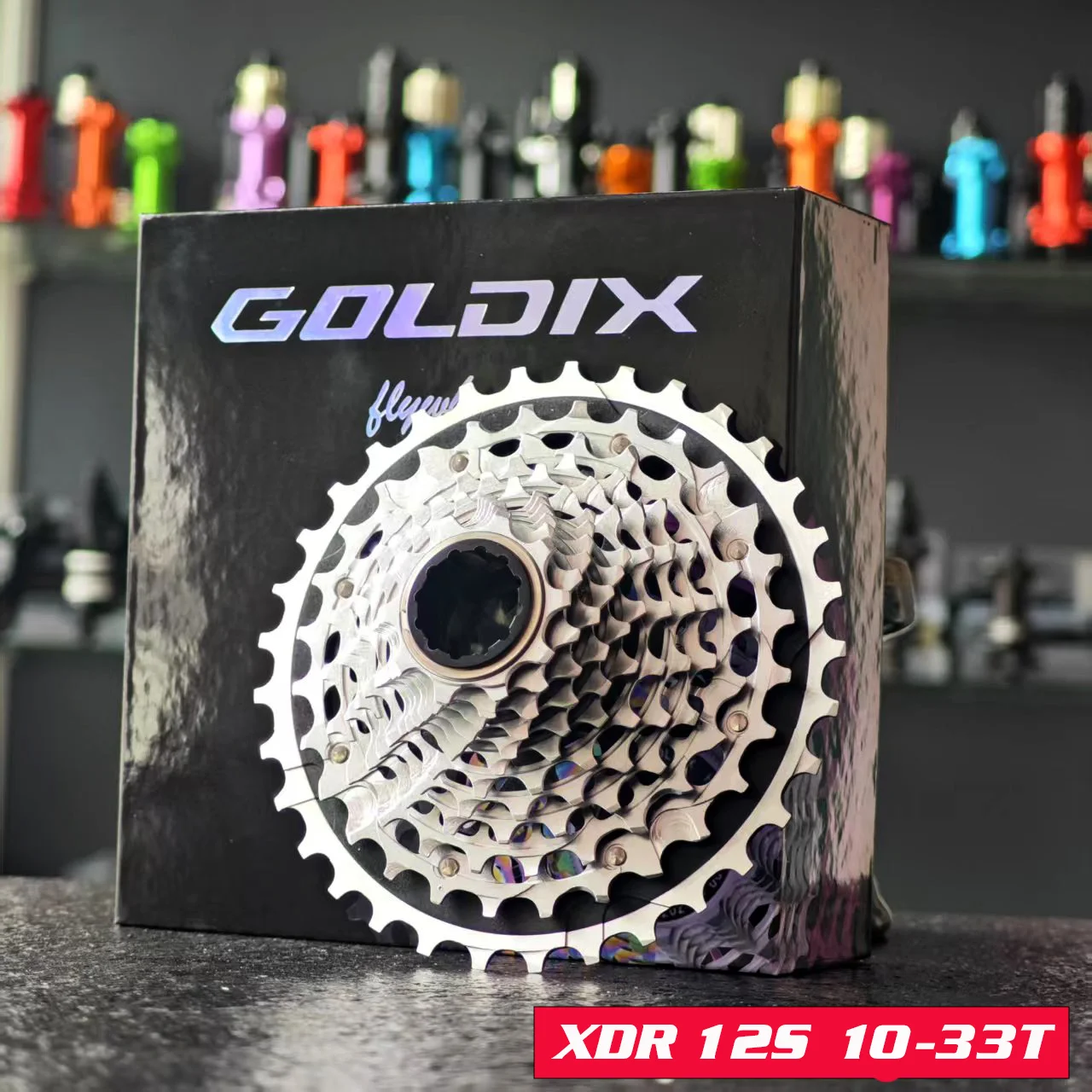 Description Picture 5 of itemGOLDIX road bike CNC integrated ultra lightweight 12 speed flywheel, suitable for SRAM XDR RED AX XPLR electronic transmission